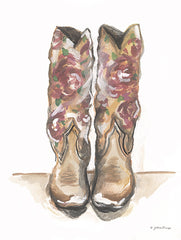 JM609 - Floral Boots - 12x16