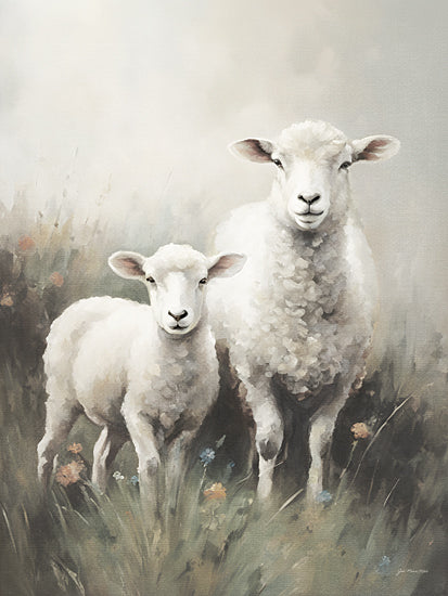 Jo Moulton JO232 - JO232 - Meadow Sheep - 12x16 abstract, vibrant colors, geometric patterns, modern art, digital composition from Penny Lane