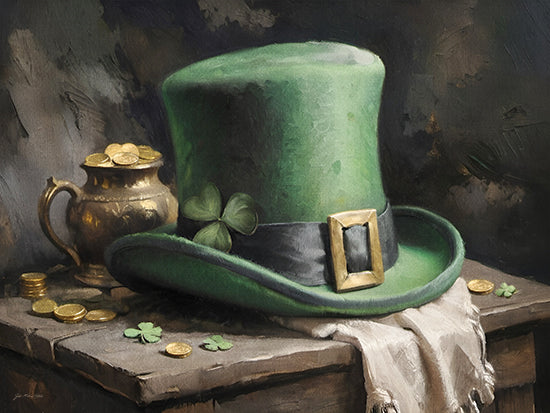 Jo Moulton JO247 - JO247 - Lucky Top Hat - 16x12 Vintage, Antique, Classic, Neutral, Art from Penny Lane
