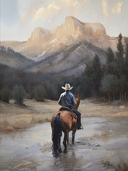 JO258 - Free Range Rider - 12x16