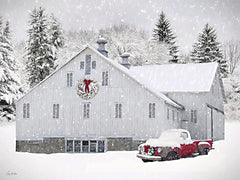 LD3897 - Snowfall on the Farm - 16x12