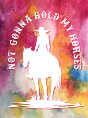LET1280 - Not Gonna Hold My Horses II - 12x16