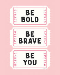 LET1518 - Be Bold      - 12x16