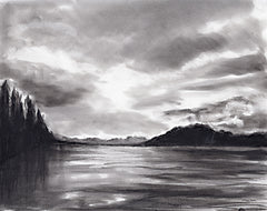 MAT148 - Misty Lake - 16x12