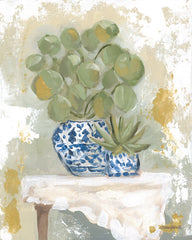 MKA212 - Chinoiserie Potted Plants   - 12x16