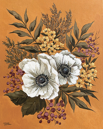 Michele Norman MN432 - MN432 - Vintage Garden - 12x16 large pink flower, pastel tones, digital painting, macro floral art, modern wall decor, feminine floral design from Penny Lane