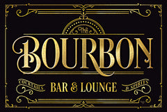 MOL2608 - Bourbon Bar & Lounge - 18x12