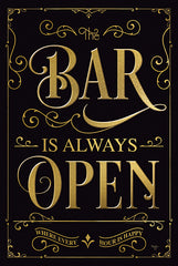 MOL2615 - The Bar is Open - 12x18