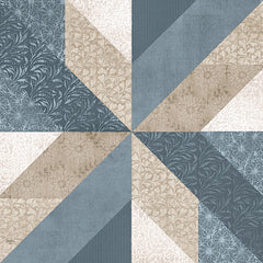 MOL2894 - Blue Quilt Square II - 12x12