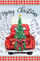 ND686 - Merry Christmas Truck - 12x18