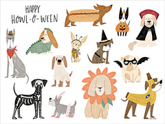 RN819 - Happy Howl-O-Ween - 16x12