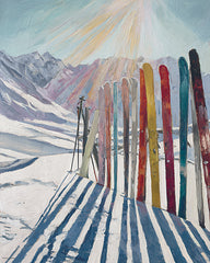 SA416 - Sunbeams and Skis - 12x16