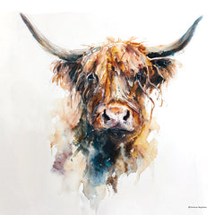 SA447 - Cow with a Fringe - 12x12