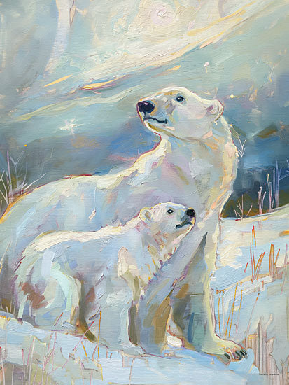 Svetlana Aleinikova SA537 - SA537 - Polar Pair - 12x16 polar bear mother and cub, arctic wildlife, snowy from Penny Lane