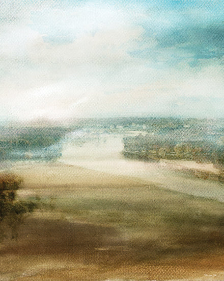 Stellar Design Studio SDS1622 - SDS1622 - Hazy Horizon - 12x16 misty landscape river valley, green horizon, atmospheric countryside from Penny Lane