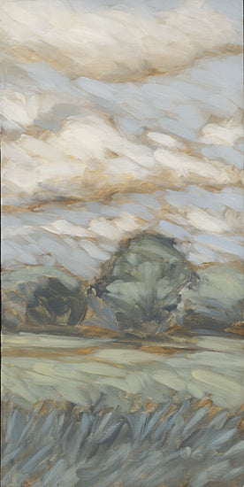 Sara G. Designs SGD196 - SGD196 - Windy Moor I - 9x18 Landscape, Trees, Sky, Clouds, Moor, Windy Moor, Brushstrokes from Penny Lane