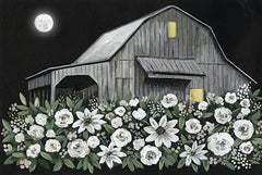 WL264 - Moonlit Flowers   - 18x12