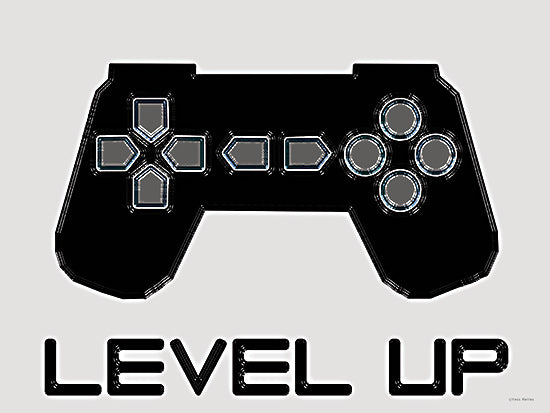 Yass Naffas Designs YND536 - YND536 - Level Up Controller - 16x12 game on neon typography, gaming slogan art, glowing gaming letters, video game themed wall art, gamer motivation quote, modern gaming decor, esports themed typography from Penny Lane