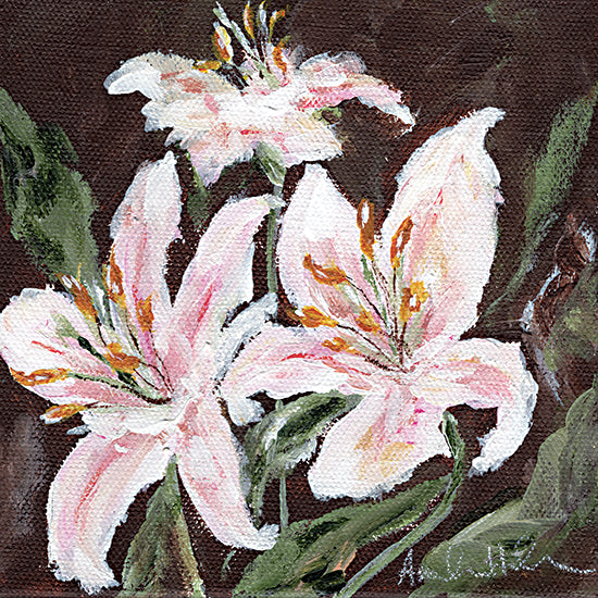 Amanda Hilburn AH118 - AH118 - Stargazer Lily Trio - 12x12 Stargazer Lilies, Lilies, Flowers, Spring, Spring Flowers, Decorative from Penny Lane