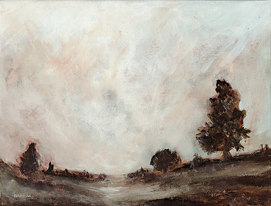 Amanda Hilburn AH161 - AH161 - Dusk - 16x12 Landscape, Trees, Sky, Clouds, Brown, Abstract from Penny Lane