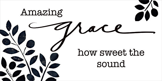 Annie LaPoint ALP2174 - ALP2174 - Amazing Grace - 18x9 Religious, Amazing Grace, Typography, Signs, Greenery, Religious Hymn from Penny Lane