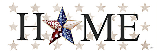 Annie LaPoint ALP2277 - ALP2277 - USA Home - 18x6 Patriotic, Home, Typography, Signs, Textual Art, Stars, Red, White, Blue, Independence Day from Penny Lane