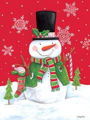 ART1312 - Baby in Stocking wit Snowman - 12x16