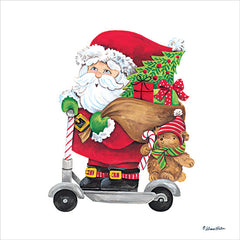 ART1317 - Scootin' Santa - 12x12