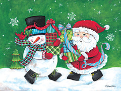 ART1319 - Snowman & Santa Friends - 16x12