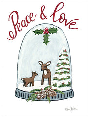 BAKE134 - Peace and Love Deer - 12x16