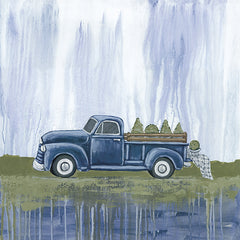 BAKE135 - Blue Garden Truck - 12x12