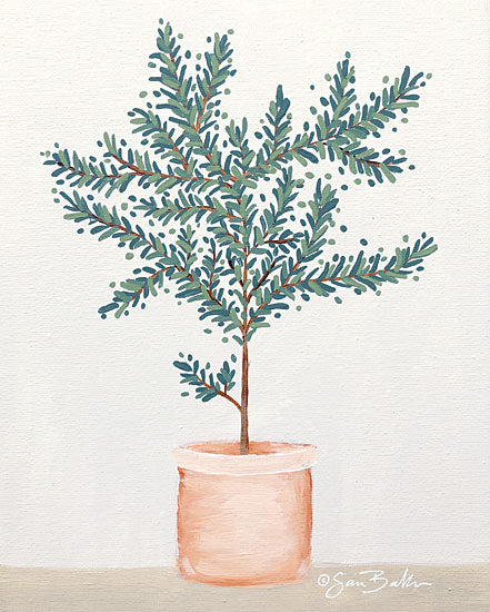 Sara Baker BAKE192 - BAKE192 - Olive Tree - 12x16 Potted Tree, Tree, Olive Tree, Greenery, Terracotta Pot from Penny Lane