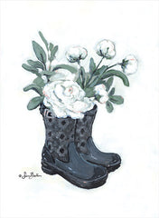 BAKE238 - Rain Boot Peonies - 12x16