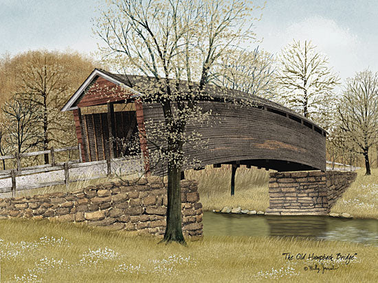 Billy Jacobs BJ1047 - The Old Humpback Bridge - Bridge, Rocks, Creek, Trees, Landscape from Penny Lane Publishing