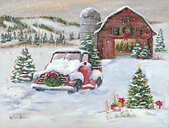 BR518 - Snowy Christmas Farm     - 16x12