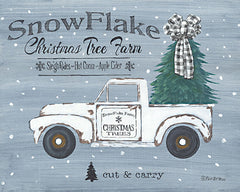 BR581 - Snowflake Christmas Tree Farm - 16x12
