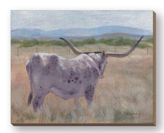 BR608FW - Hill Country Longhorn - 20x16