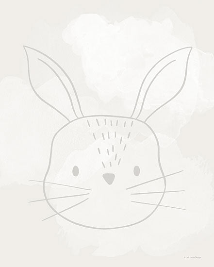 Lady Louise Designs BRO209 - BRO209 - Soft Rabbit - 12x16 Rabbit, Bunny, Baby, Neutral Palette from Penny Lane
