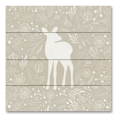 BRO212PAL - Floral Deer - 12x12