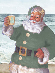 CC222 - Santa's Beach Visit - 12x16