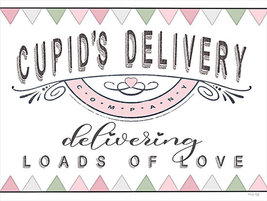 Cindy Jacobs CIN2897 - CIN2897 - Cupid's Delivery - Loads of Love - 16x12 Cupid's Delivery, Loads of Love, Hearts, Valentine's Day, Love, Signs from Penny Lane