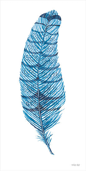 Cindy Jacobs CIN3093 - CIN3093 - Blue Feather I - 9x18 Feather, Blue Feather, Birds from Penny Lane