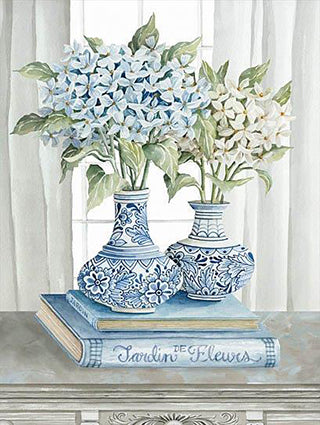 Cindy Jacobs Licensing CIN3100LIC - CIN3100LIC - Delft Blue Floral III - 0  from Penny Lane