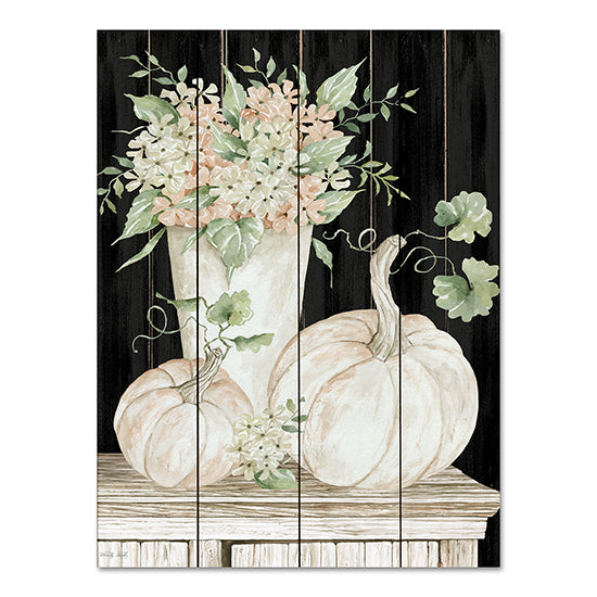 Cindy Jacobs CIN3103PAL - CIN3103PAL - Fall Still Life - 12x16 Still Life, Flowers, Pumpkins, Fall, Autumn, Fall Flowers, Shabby Chic from Penny Lane