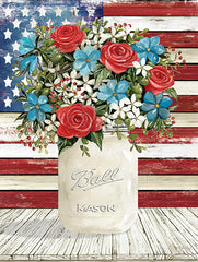 CIN3835 - Patriotic Blooms - 12x16