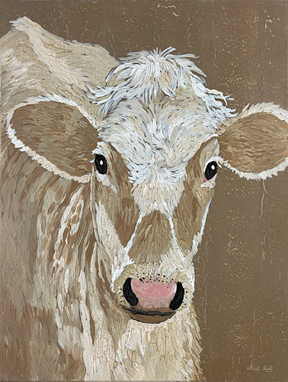 Cindy Jacobs CIN4033 - CIN4033 - Country Cow I - 12x16 Cow, Brown Cow, Farm Animal, Country Cow, Portrait from Penny Lane