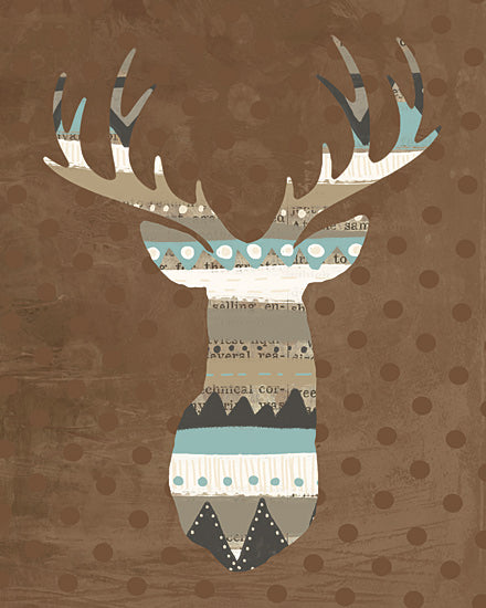 Dee Dee DD1619 - Pattern Deer Head - Deer Head, Silhouette, Polka Dots from Penny Lane Publishing