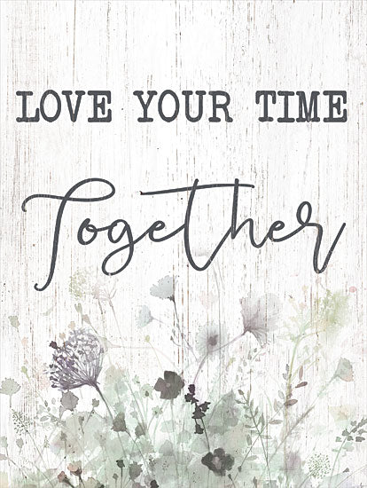 Dogwood Portfolio DOG142 - DOG142 - Love Your Time Together - 12x16 Love Your Time Together, Abstract, Flowers, Wildflowers, Signs from Penny Lane