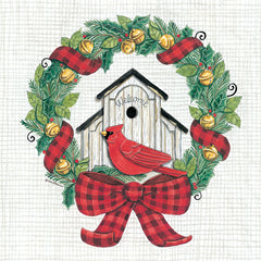 DS1823 - Cardinal Wreath - 12x12