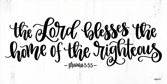 Imperfect Dust DUST750 - DUST750 - The Lord Blesses - 18x9 The Lord Blesses, Home of the Righteous, Bible Verse, Proverbs, Religion, Signs from Penny Lane